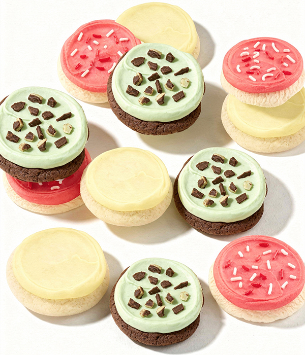 Boîte cadeau de 12 biscuits de Noël