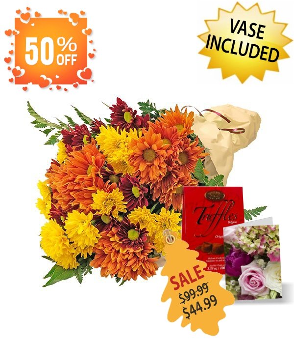 Bouquets floraux d’automne Collection IV - Arrangements saisonniers d’automne