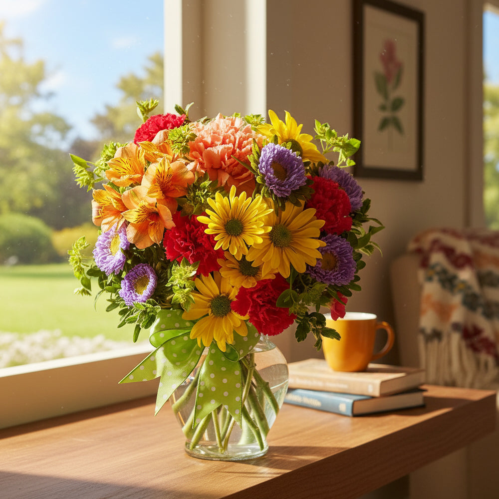 Bouquet Personnalisé de Roses Multicolores - Toutes Occasions