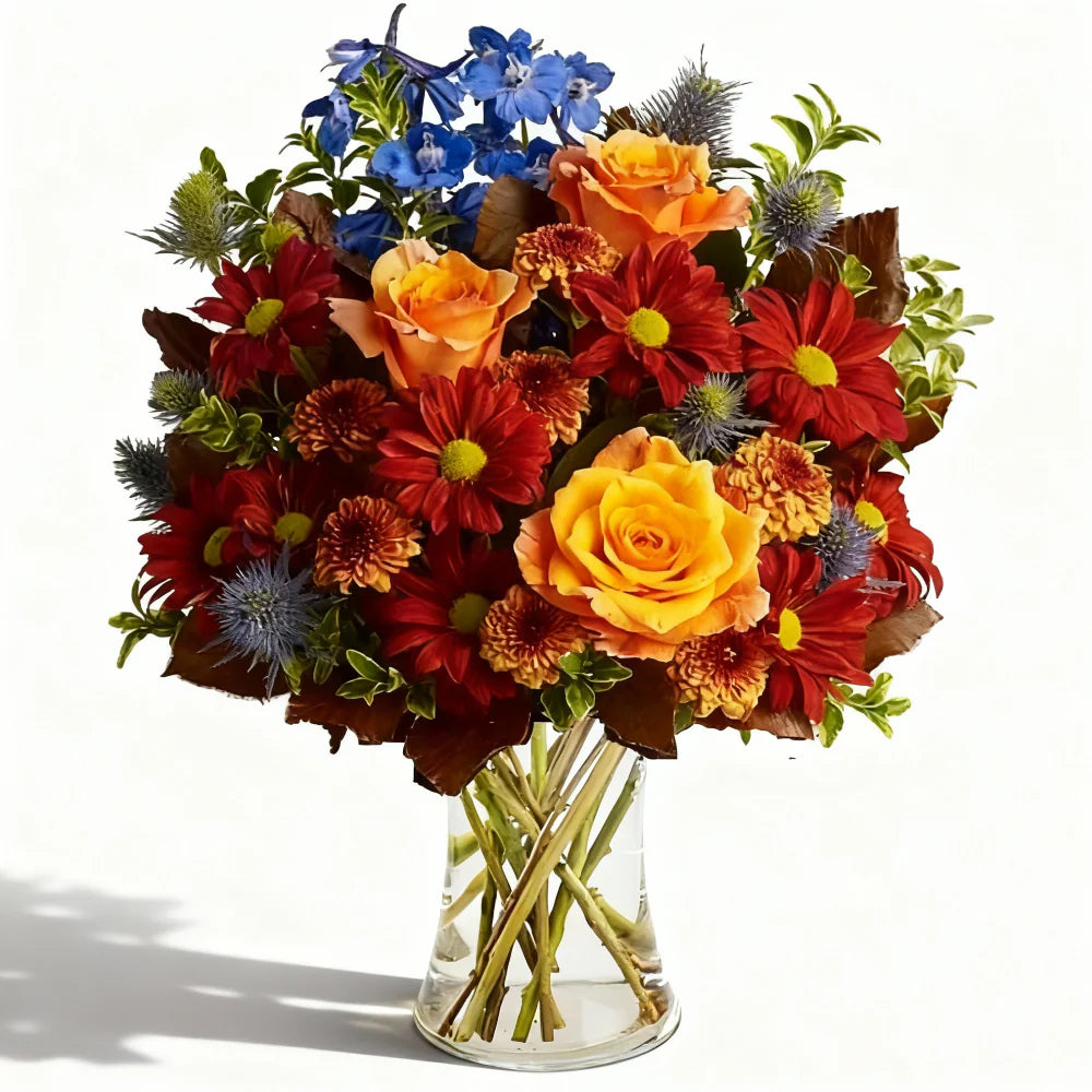 Rustic Autumn Bouquet – Terracotta & Cream Palette