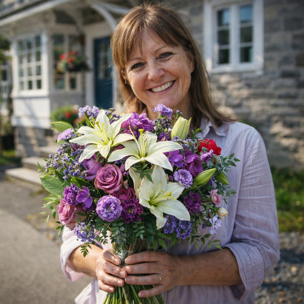Enchanting Moonlight Floral Bouquet
