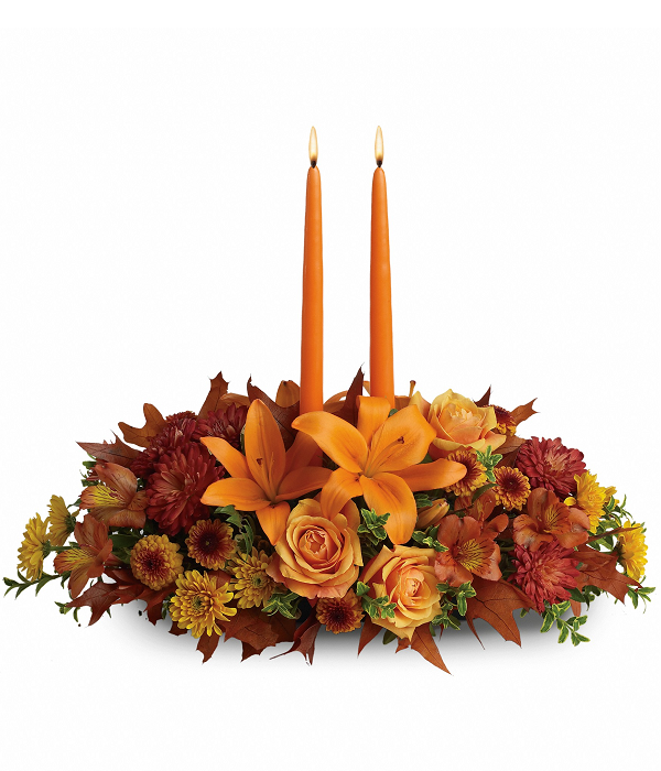 Récolte d’automne Arrangement floral de centre de table