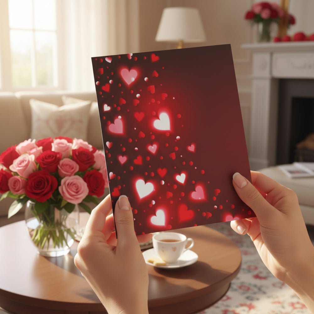 Carte de Souhaits "AMOUR" Grand Format
