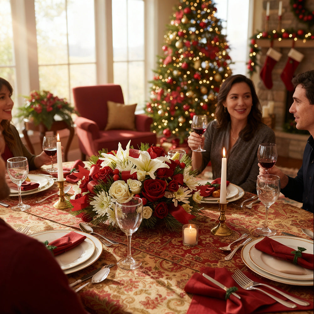 Centre de Table Lys des Fêtes