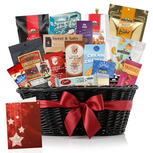 Collection de paniers cadeaux gourmands de Noël III (17 articles)