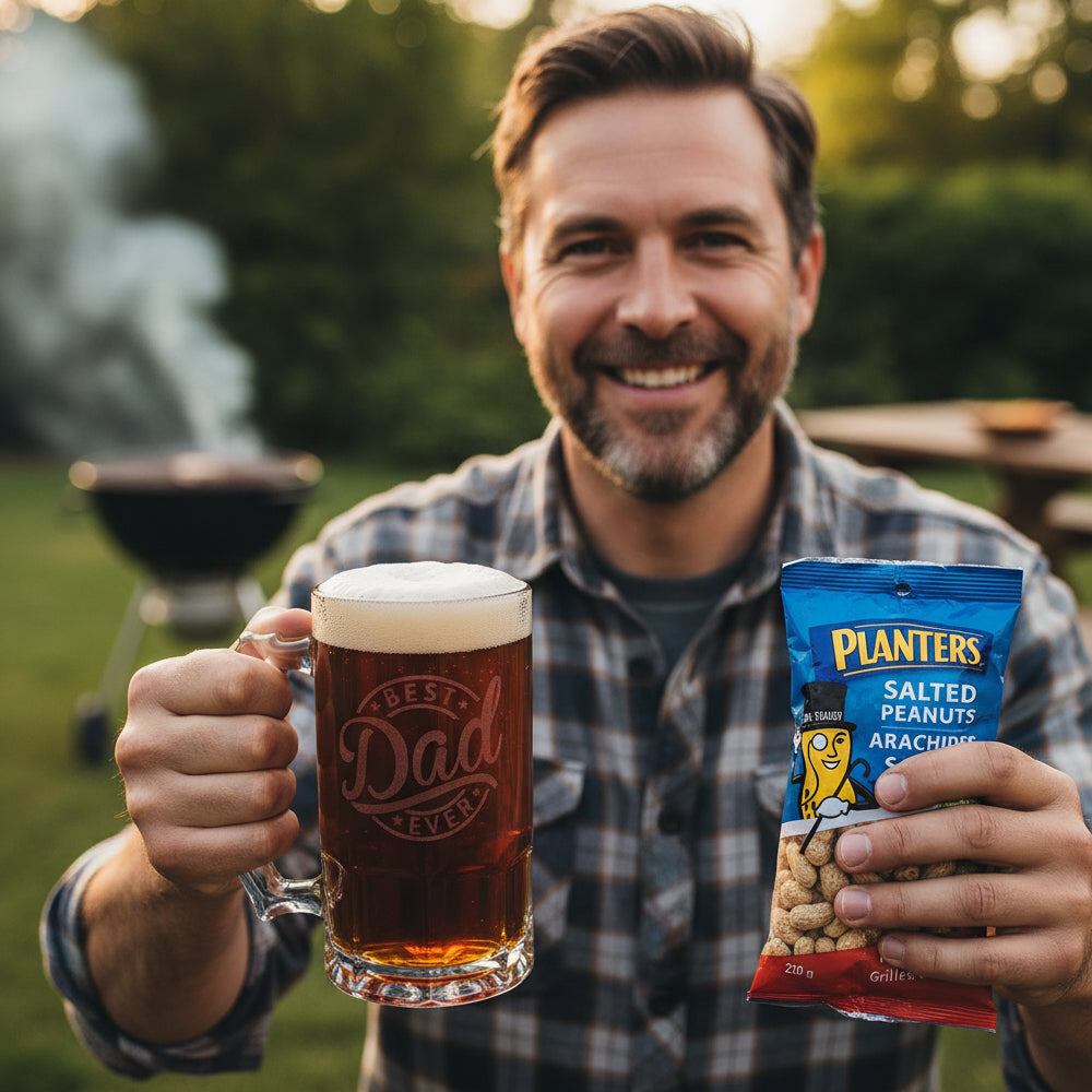 Premium beer and mug gift set