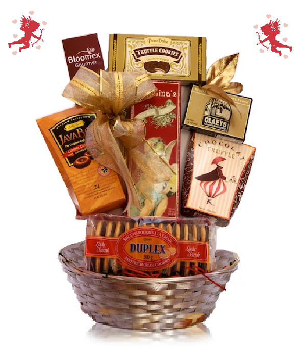 Délicieux coffret cadeau de câlins et de bisous au chocolat