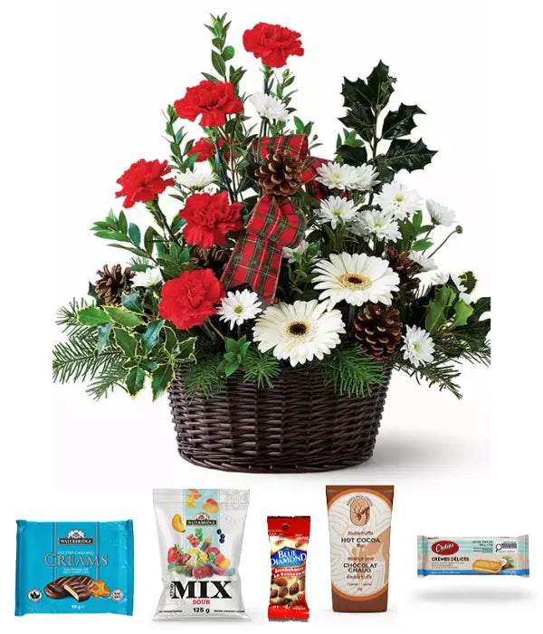 Panier Joie de Noël + Trousse gourmande