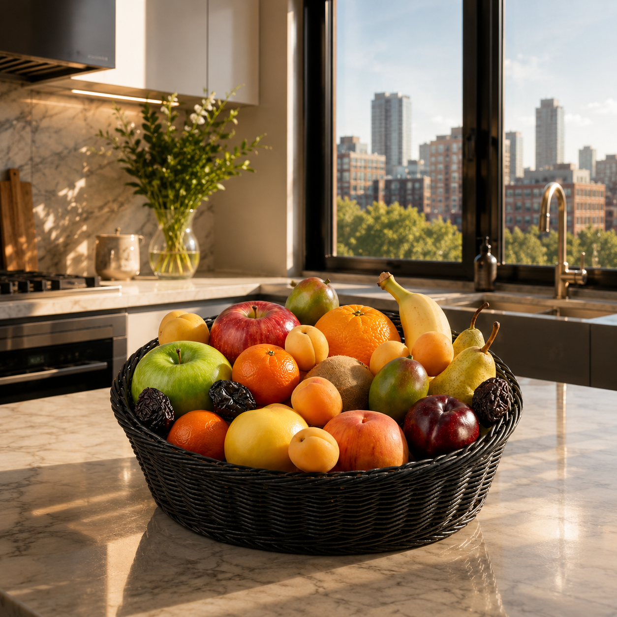 Panier de fruits classique – Moyen