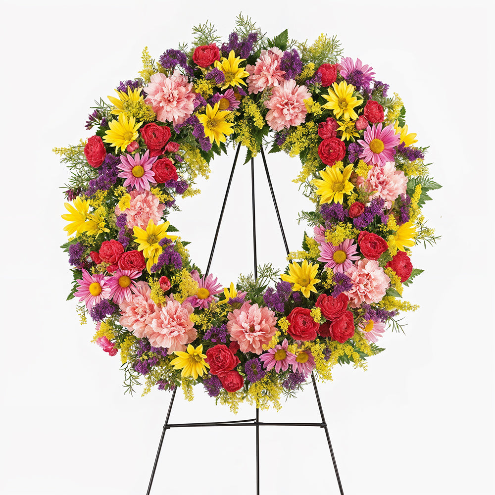 Un Geste de Respect et d'Affection : Couronne Funéraire pour la Mémoire