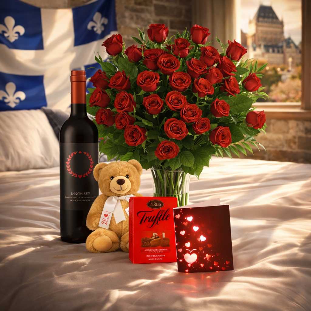 Ensemble Premium Romantique avec du vin VI - (The Prestige Edition)