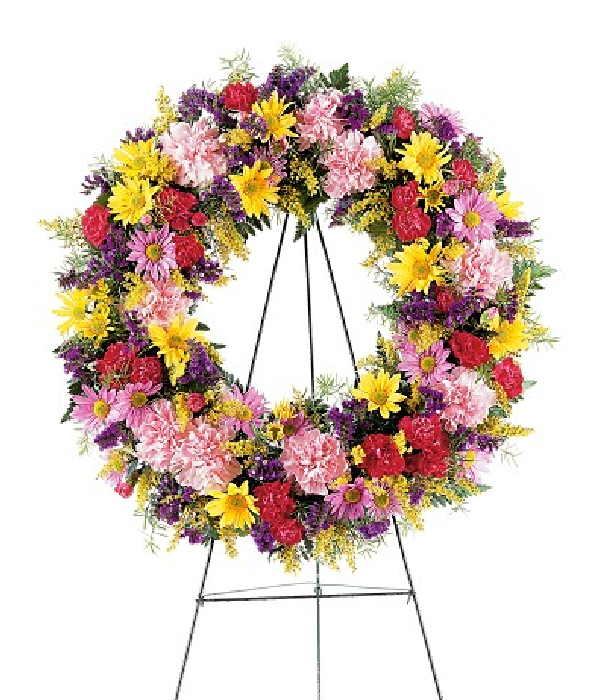 Couronne florale intemporelle - Décoration intérieure élégante et décoration saisonnière