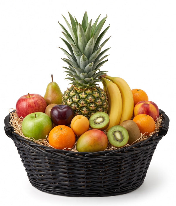 Premium Fresh Fruit Gift Basket - Pears, Apples, Oranges - All Occasions