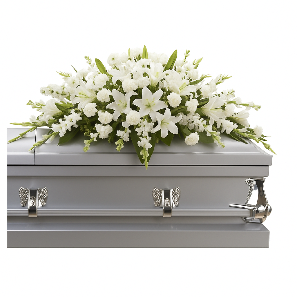 Gerbe Florale Élégante pour Cercueil | Souvenirs Impérissables | Fleur Québec