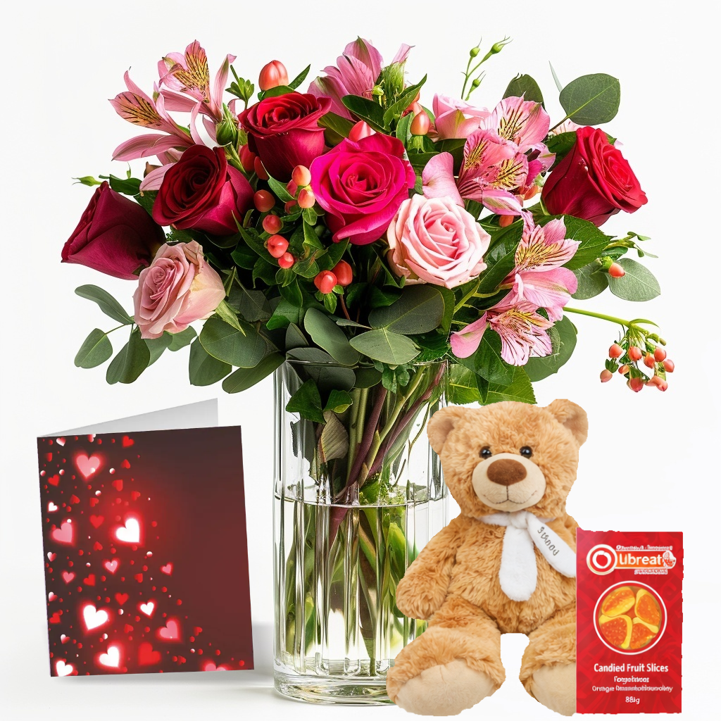 Hugs & Kisses III Ultimate Combo - Flower Delivery New Zealand