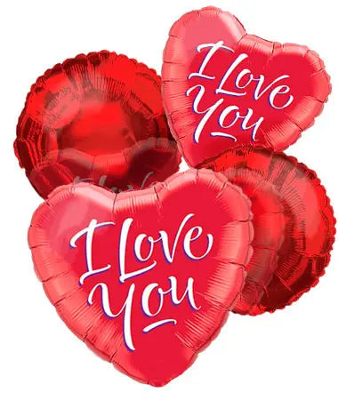 Bouquet de 4 ballons « Je t'aime »