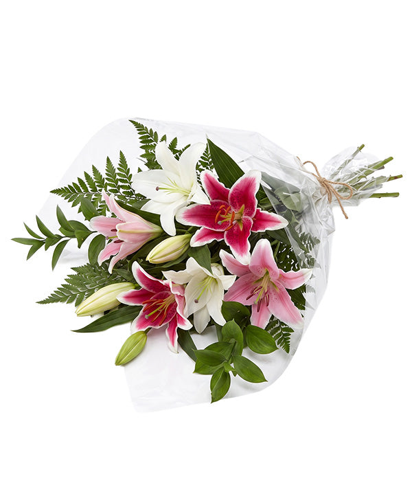 Bouquet de lys oriental assortis