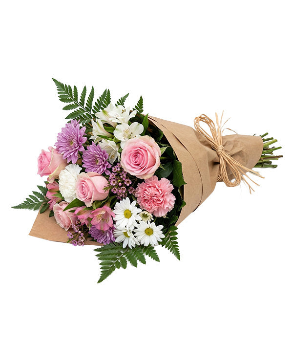 Hand-knotted purple and pink Collection 1