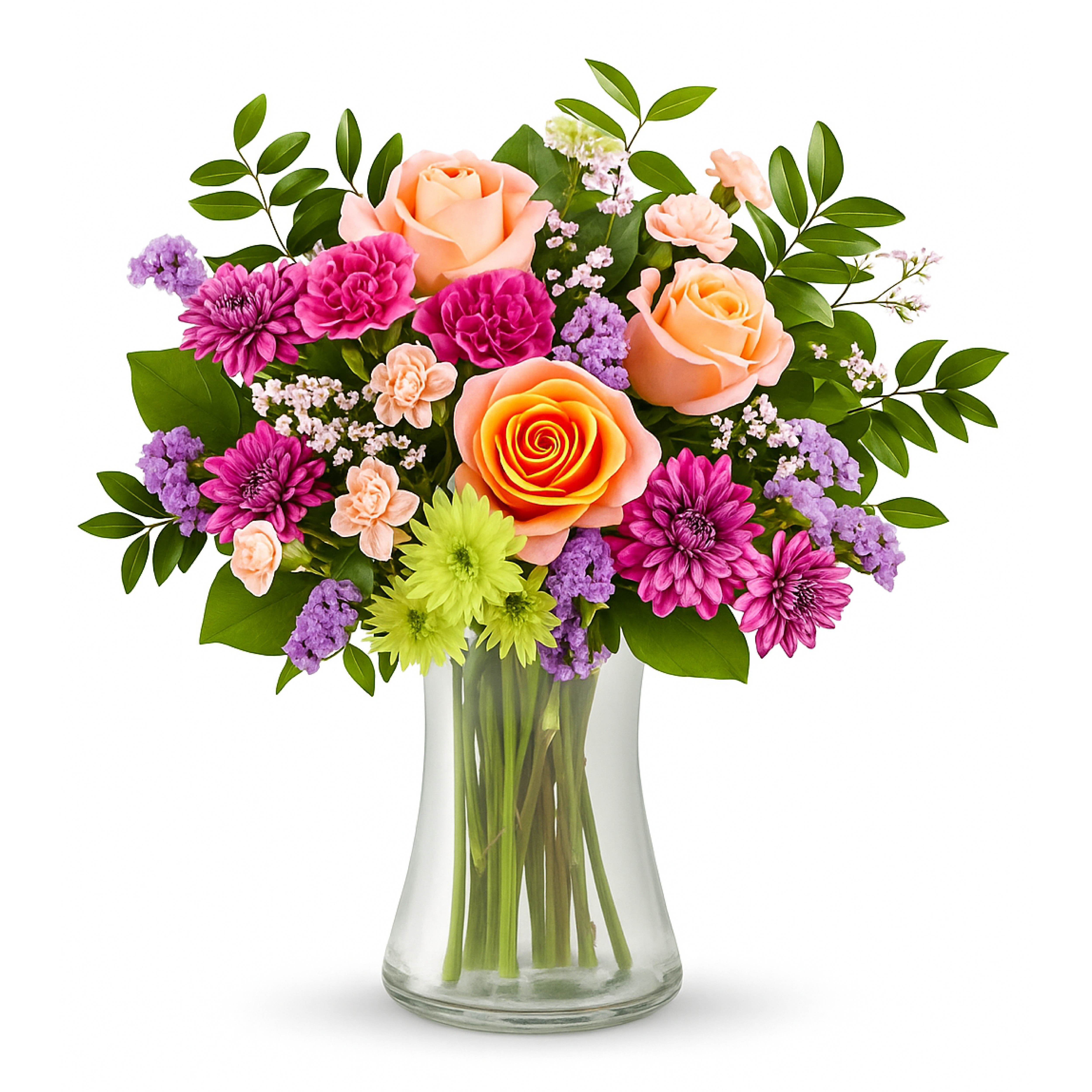 Bouquet d’arrangement floral vibrant