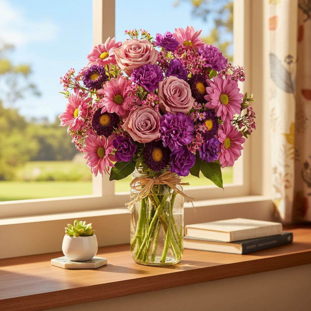 Offrez "Amour & Joie" Dans Un Pot Mason Pour Nouvelle Naissance