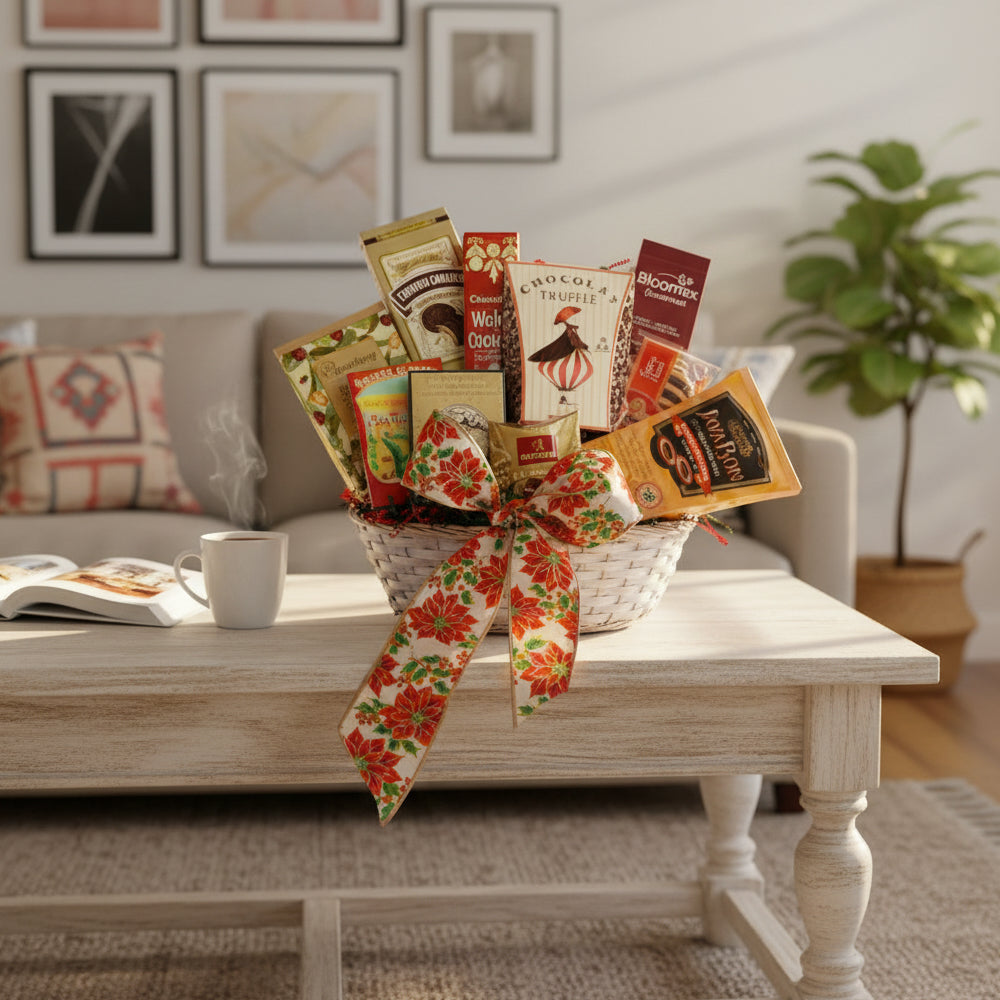 Luxury Gift Basket - Chocolates, Biscuits and Sweets - Celebrations