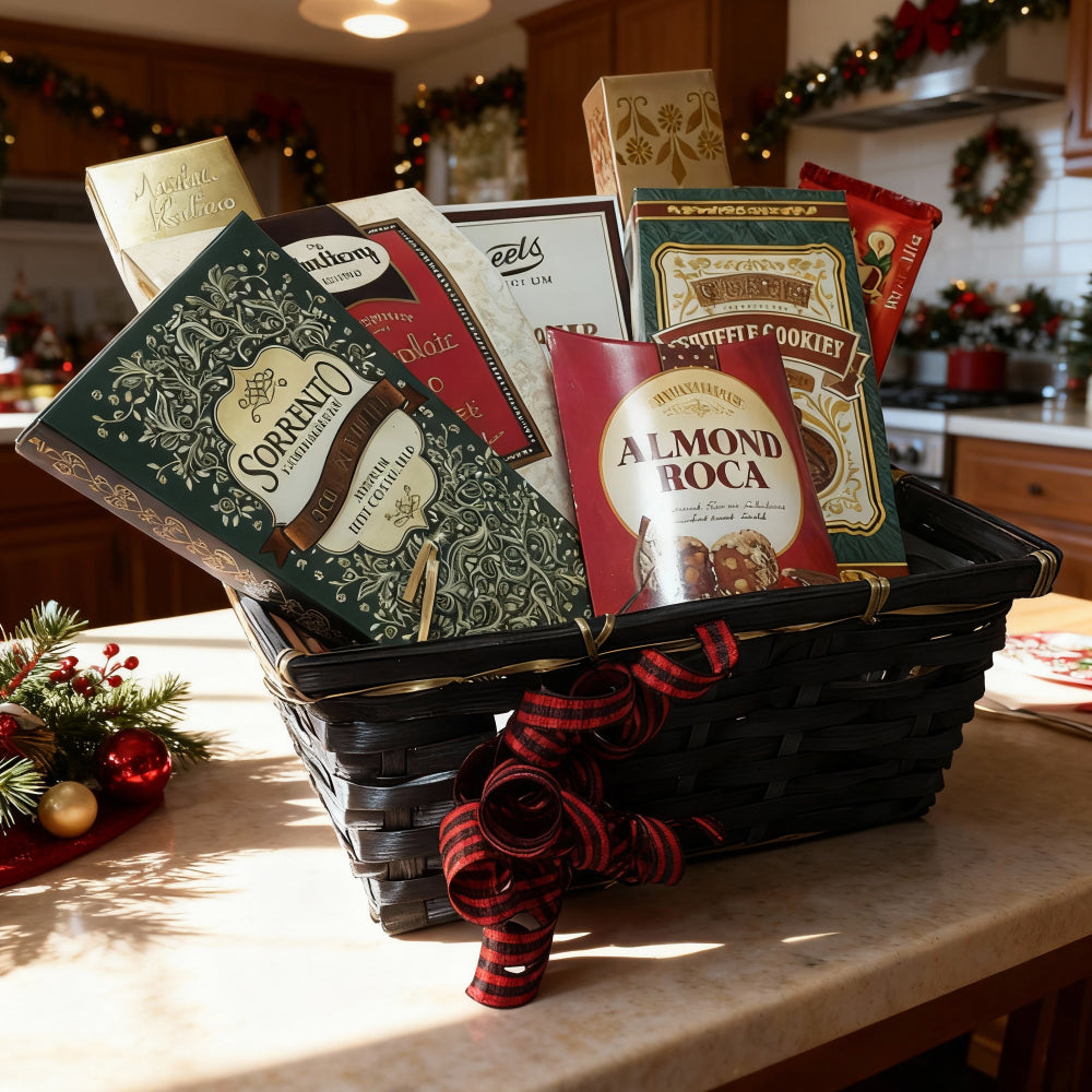 Panier-Cadeau de Noël Champêtre III (8 articles) – Plaisirs Gourmands