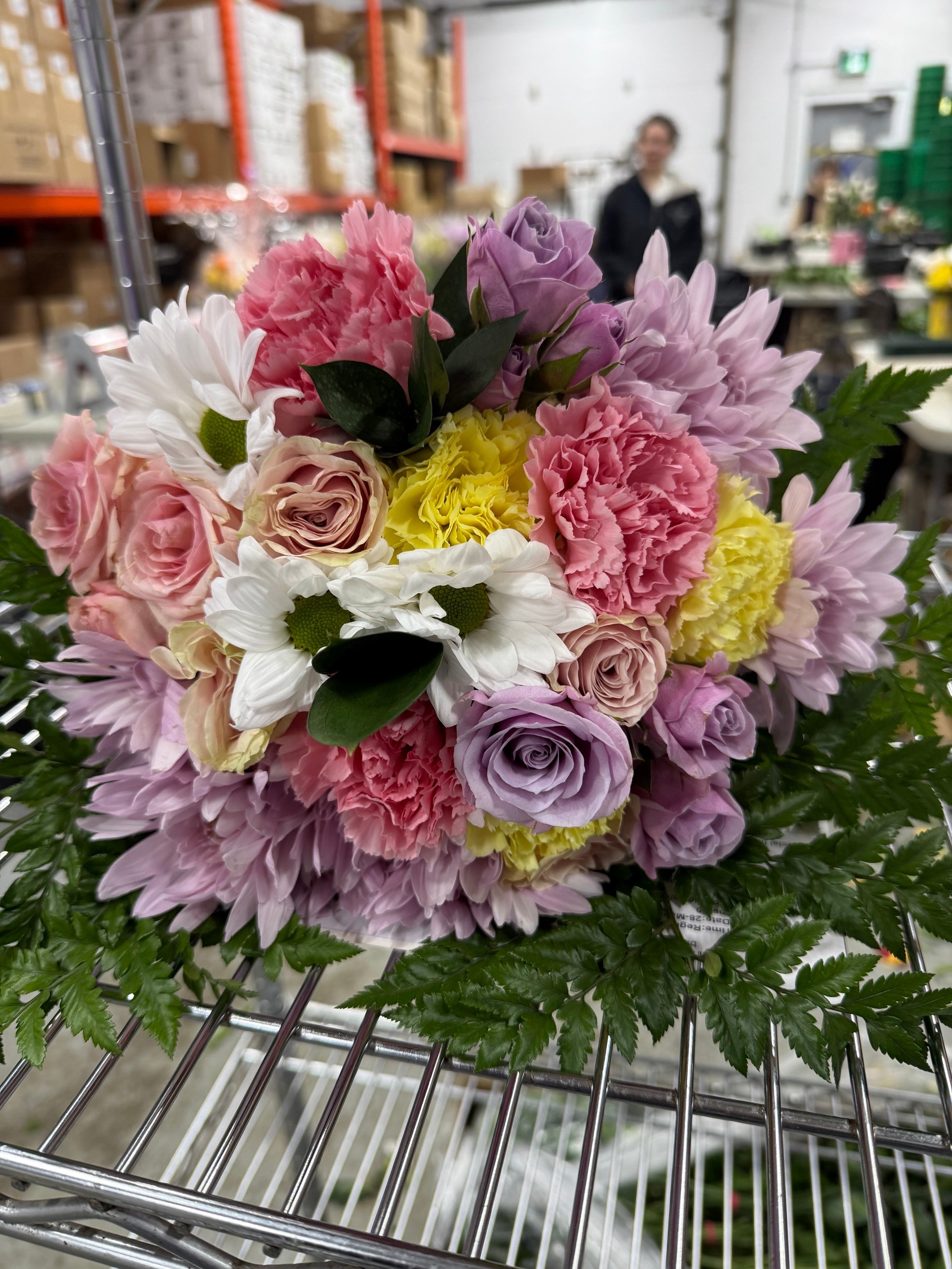 Choix du fleuriste – Couleurs pastel Fleur Québec