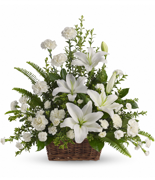 Bouquet de lys blanc serein pour une décoration intérieure tranquille
