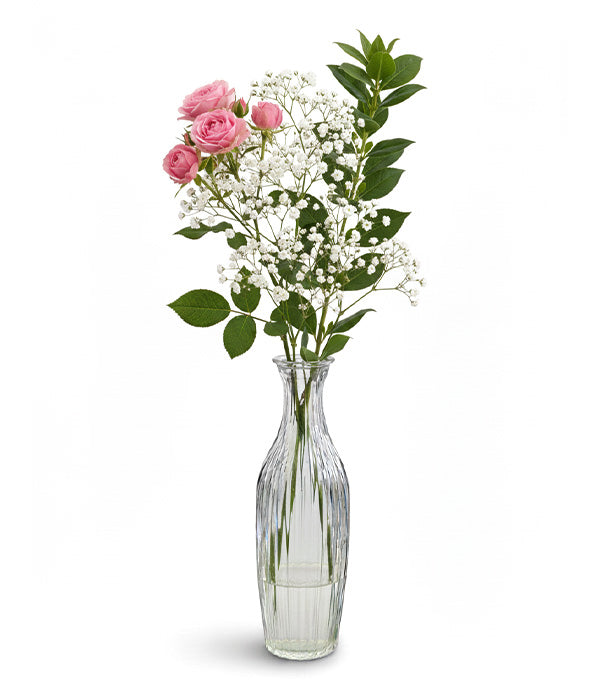 Rose Spray Rose en Vase