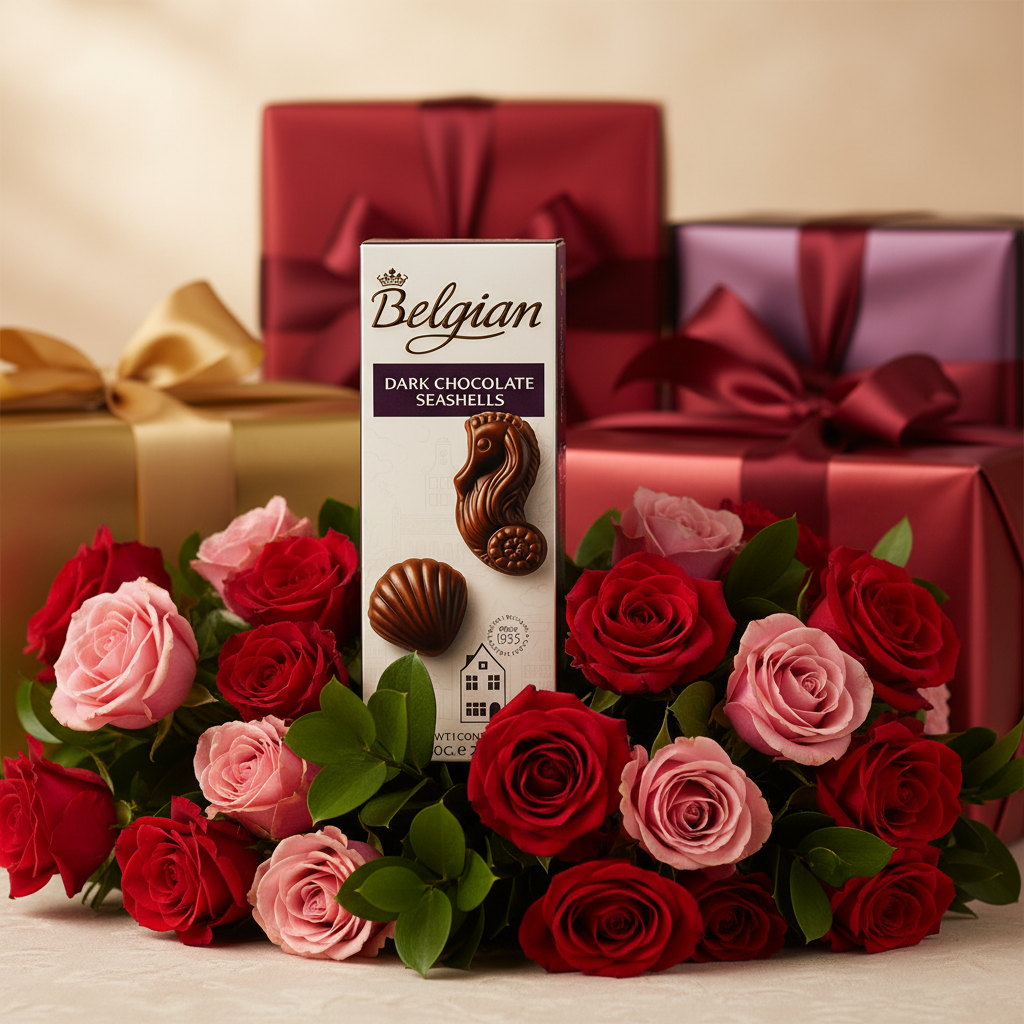 Chocolat Belge Coquillages (60g) – Complément Cadeau Doux et Mémorable