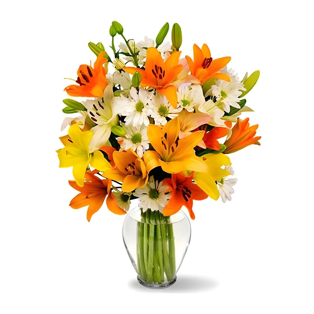 Superbe bouquet de fleurs de lys célestes pour les occasions spéciales