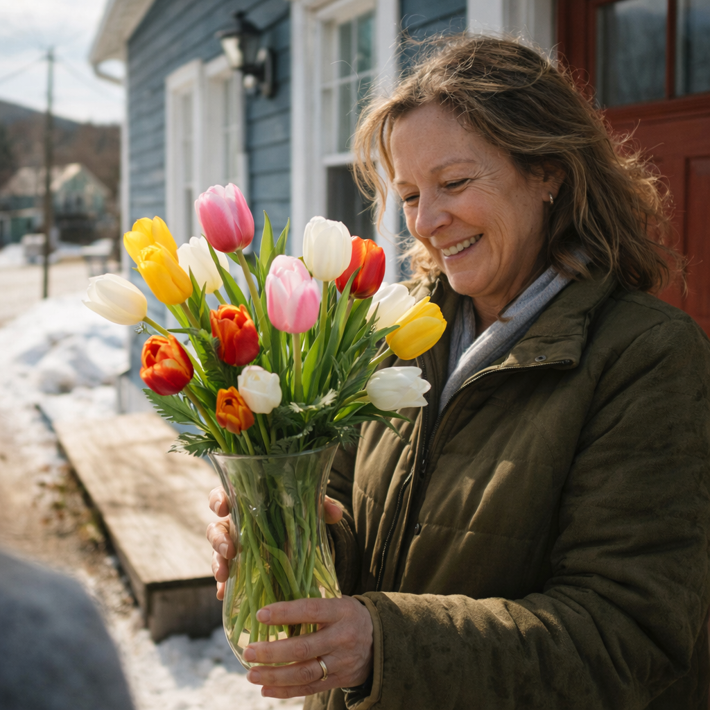 Premium Bouquet "Creamy Sensations" - White and Cream Roses