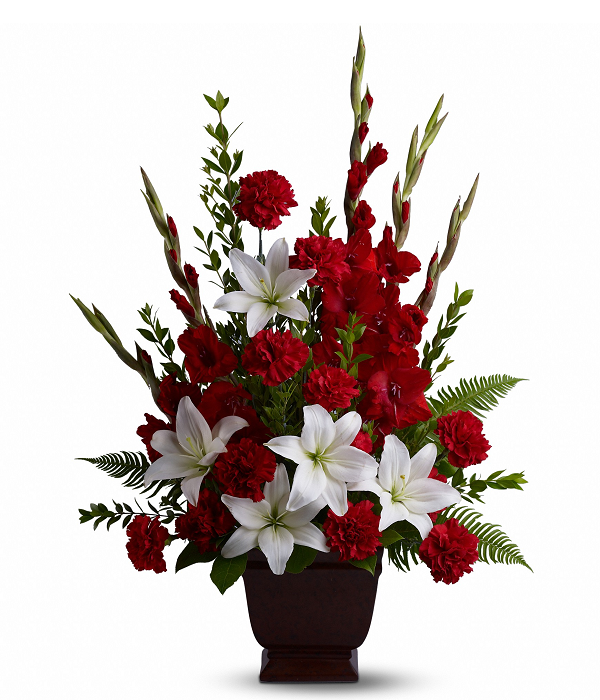 Hommage sincère : Souvenir commémoratif personnalisé Fleur Québec