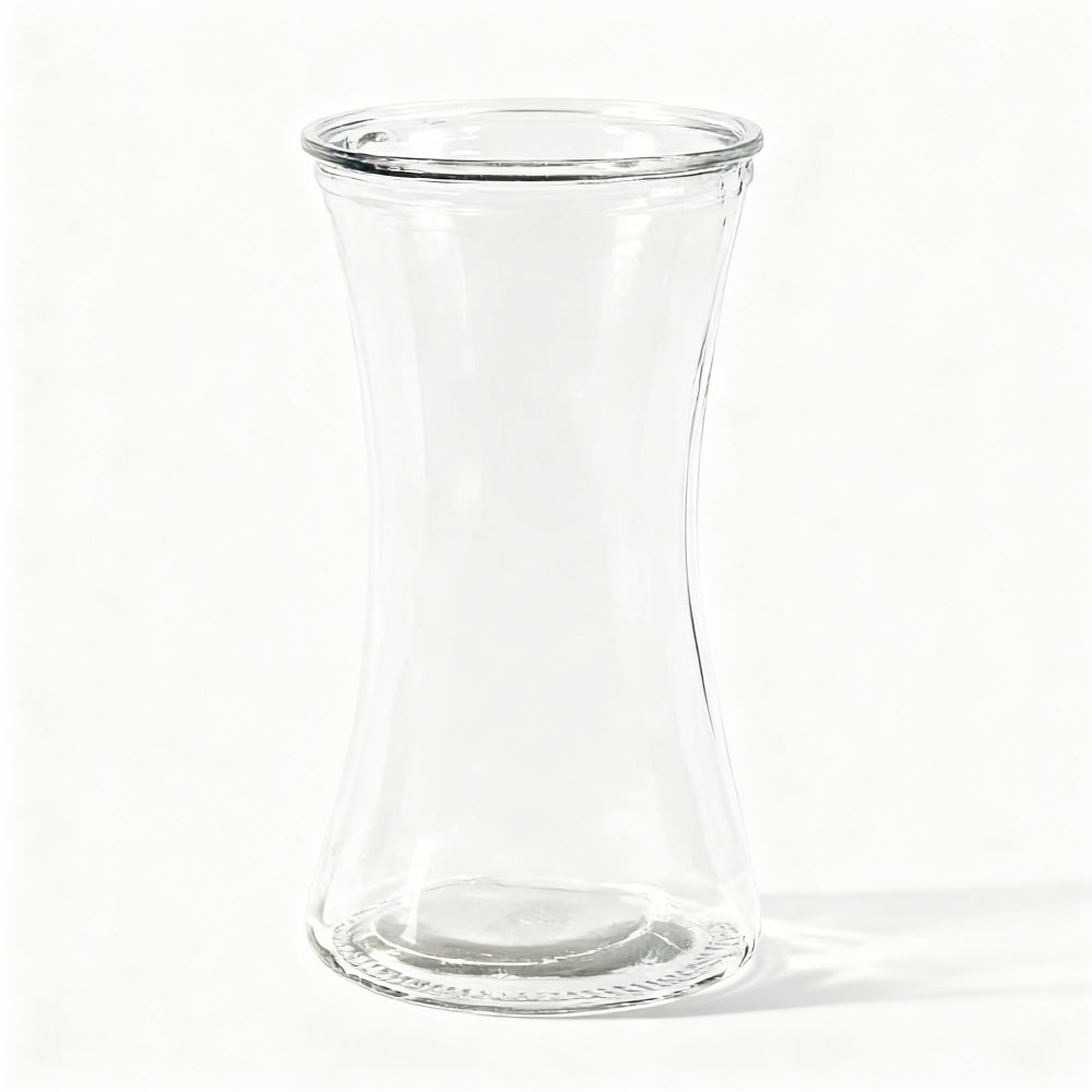 Vase en Verre Transparent - Décoration Intérieure - Fleur Quebec