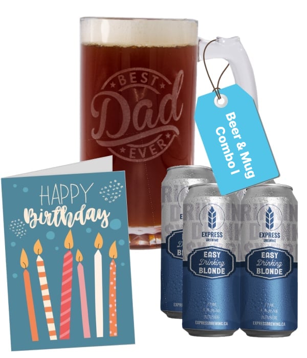 Coffret cadeau de bière et de chope haut de gamme pour les passionnés Fleur Québec