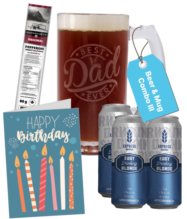 Coffret cadeau bière et tasse haut de gamme III Fleur Québec