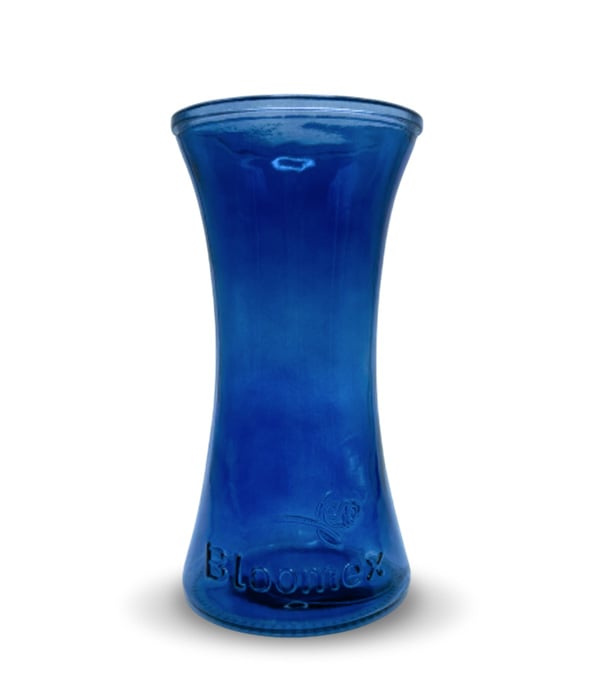 Vase à fleurs décoratif bleu céruléen pour la décoration intérieure Fleur Québec