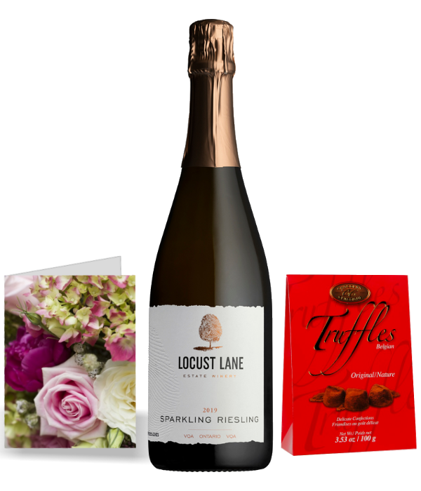 carte de souhaits Truffes pétillantes - Parfaite pour les fêtes Fleur Québec