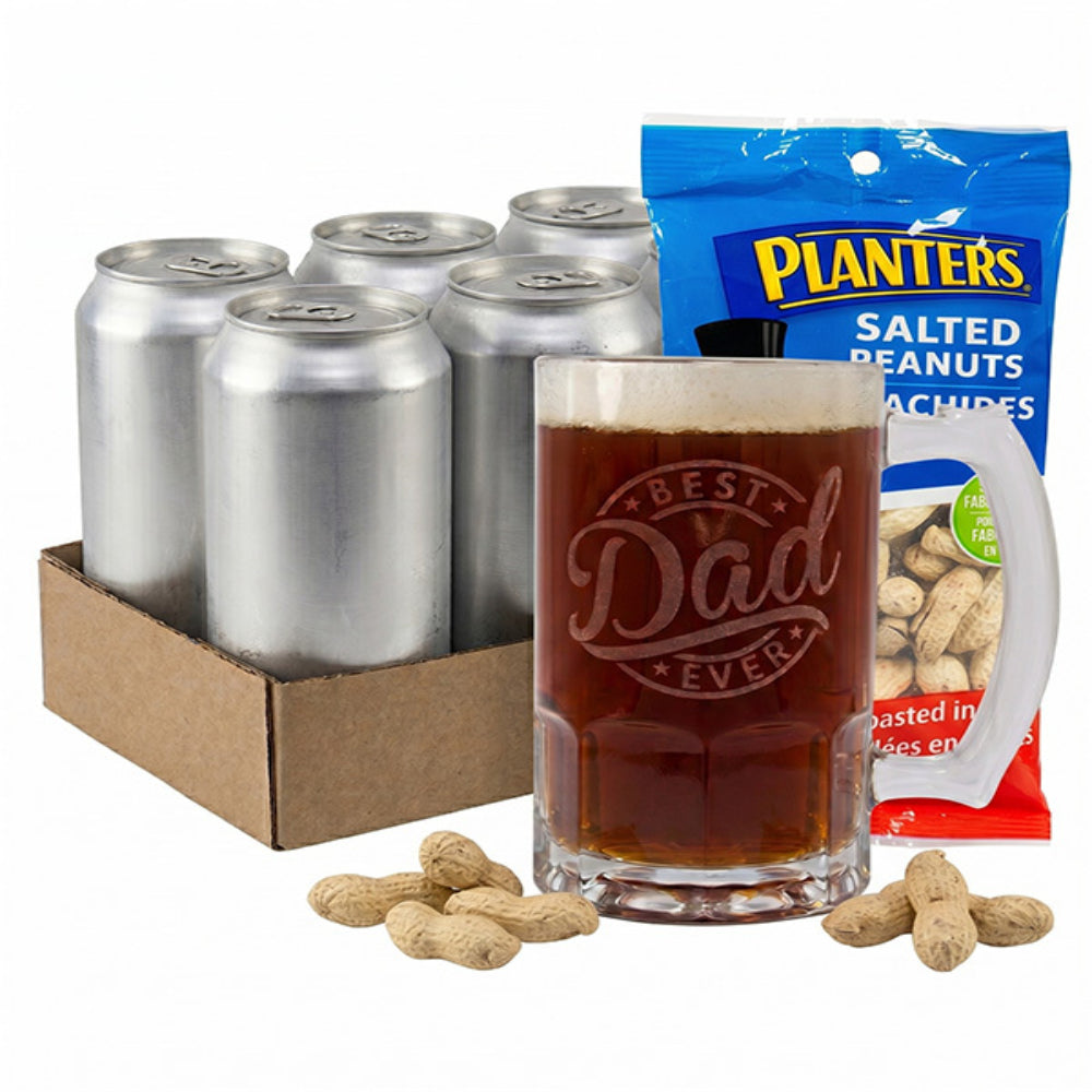 Father's Day Beer Gift Set with Combo VI Mug