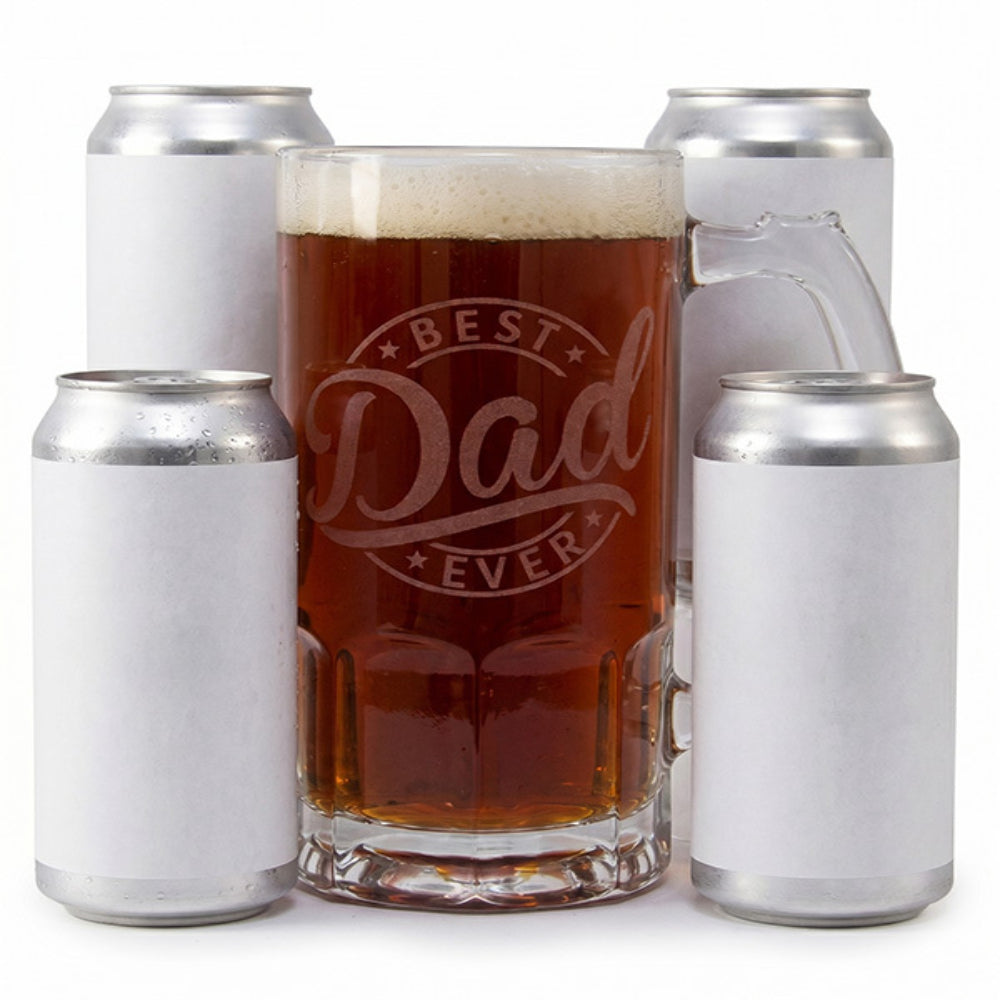 Premium beer and mug gift set for enthusiasts