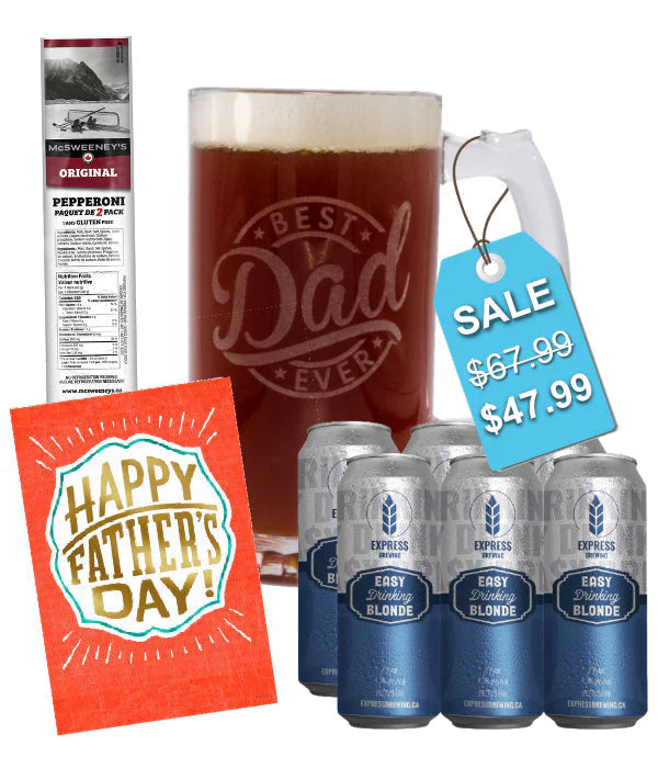 Coffret cadeau bière fête des pères avec mug Combo VII