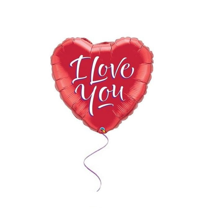 Ballon en forme de coeur I Love You - Cadeau romantique pour les occasions spéciales