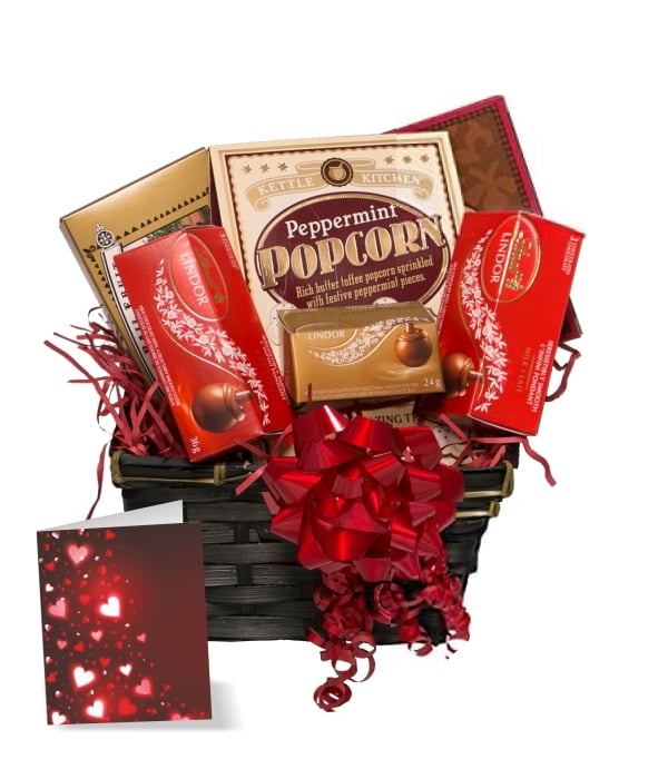 Collection de paniers-cadeaux en chocolat Lindt pour toutes les occasions