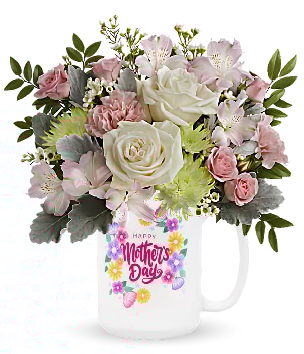 Jardin enchanteur murmures bouquet floral