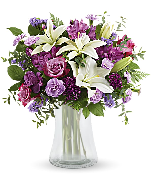 Envoûtant Bouquet Floral Clair de Lune