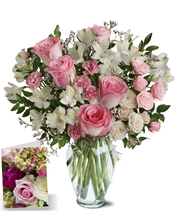 Bouquet de fleurs personnalisé pour maman 4
