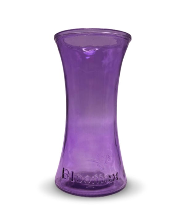 Élégant vase décoratif violet prune Fleur Québec