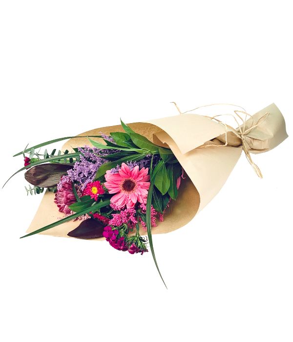 Noué à la main violet et rose Collection 1