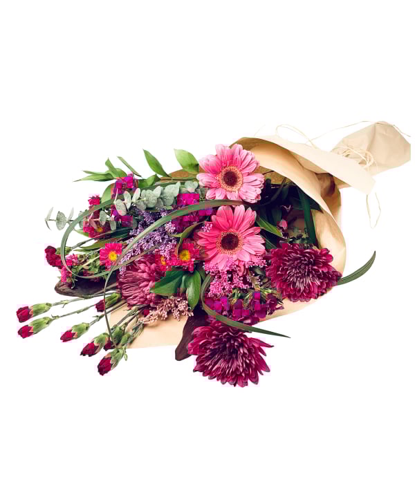 Noué à la main violet et rose Collection 4
