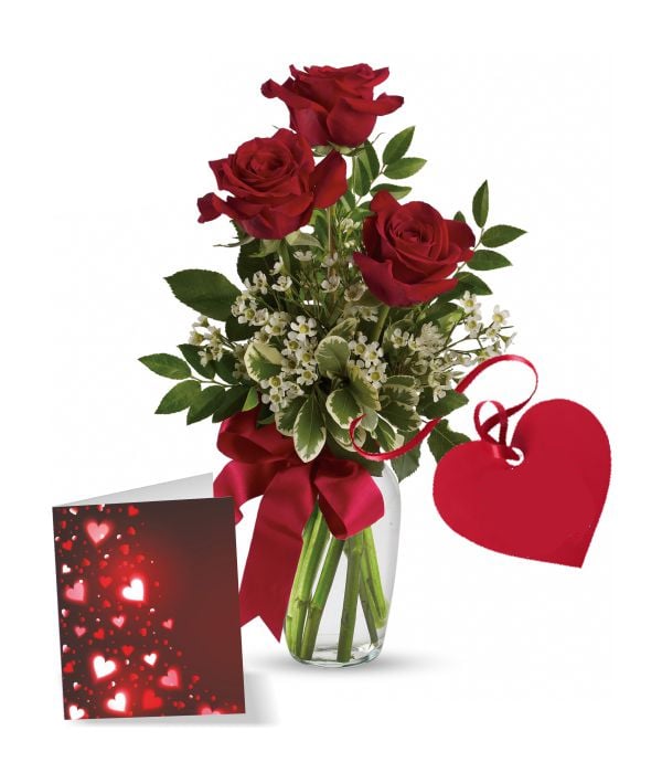 Coffret cadeau Premium Rose & Card pour les occasions spéciales